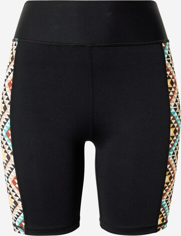 Skinny Pantalon de sport Hurley en noir : devant