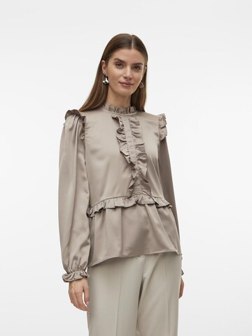 VERO MODA Bluse i grå: forside