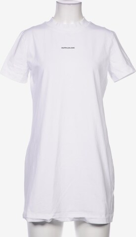 Calvin Klein Jeans Dress in S in White: front