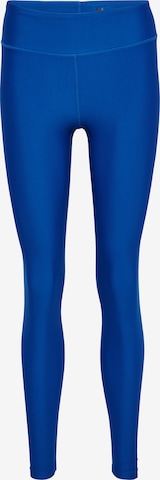 Skinny Pantalon de sport 'FAST' Hummel en bleu : devant