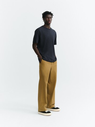 Thinking MU - Camisa 'Zach' em azul: lateral