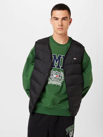 Gilet Tommy Jeans en noir : devant