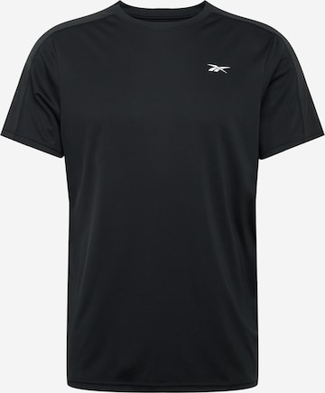 Reebok Sport Funksjonsskjorte i svart: forside
