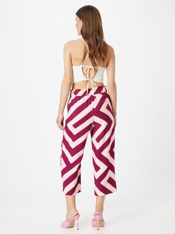 COMMA Wide leg Broek in Roze