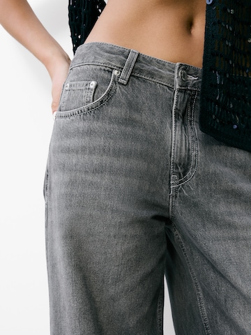 Wide leg Jeans di Pull&Bear in grigio
