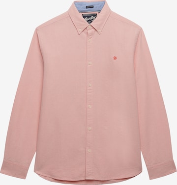 Chemise 'Oxford Preppy' Superdry & Co en rose : devant