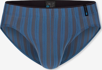 SCHIESSER Minislip ' Long Life Soft ' in Blau: Vorderseite
