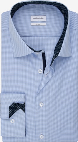 SEIDENSTICKER Slim fit Business Shirt in Blue