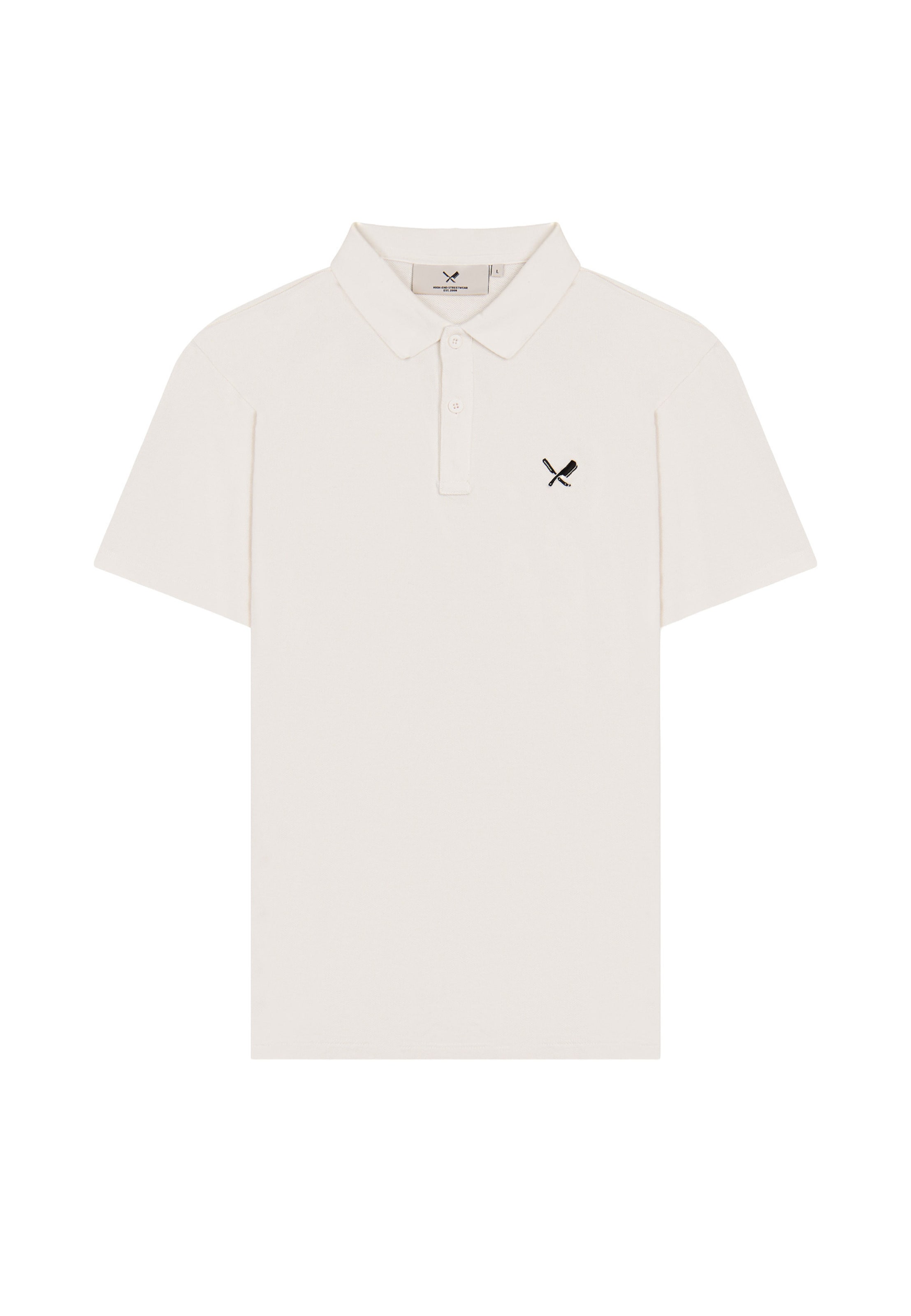 Distorted People Shirt 'Pique' in White: front