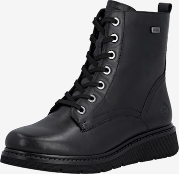 Stivaletto stringato 'D3979' di REMONTE in nero: frontale