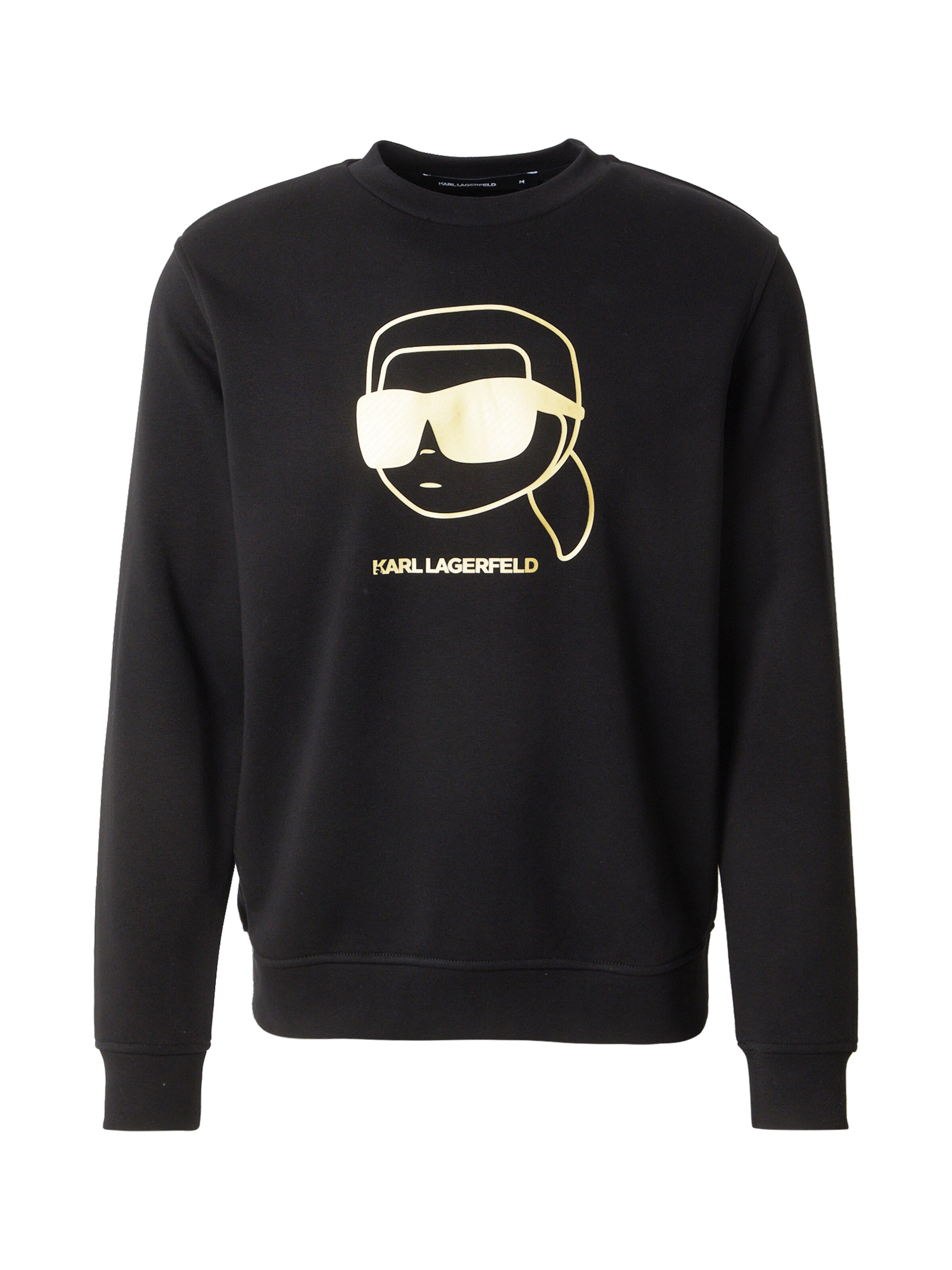 Karl Lagerfeld Sweatshirt in Black: front