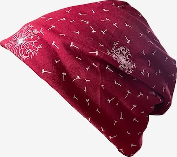 Kumixi Mütze 'Slouch Beanie' in Rot: Vorderseite