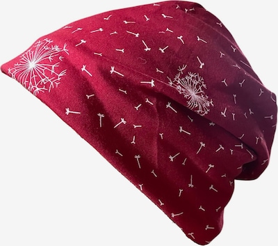 Kumixi Mütze 'Slouch Beanie' in karminrot, Produktansicht