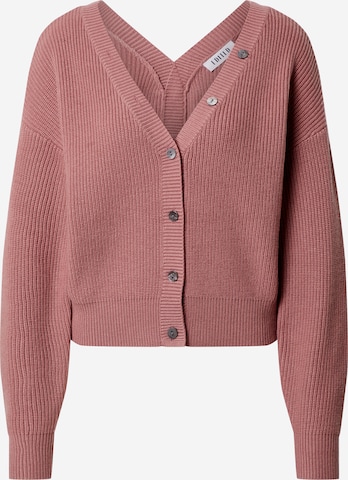 EDITED Knit Cardigan 'Lea' in Pink: front