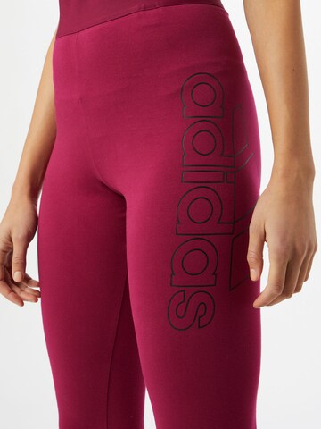 ADIDAS PERFORMANCE Skinny Sportbroek 'Big Bos' in Lila