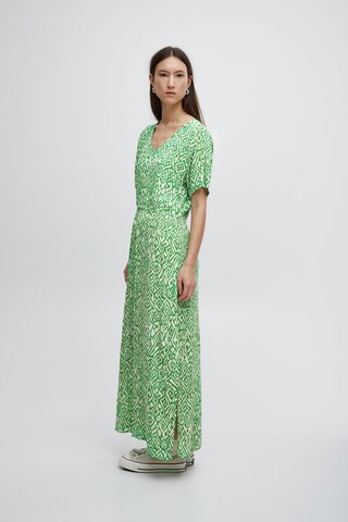 ICHI Shirt Dress 'Ihmarrakech' in Green: front