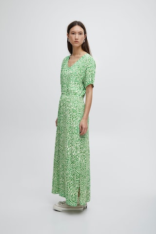 ICHI Shirt Dress 'Ihmarrakech' in Green: front