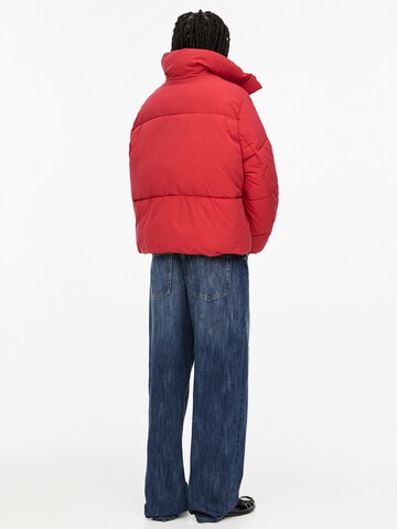 Pull&Bear Winterjas in Rood