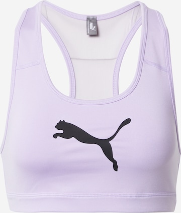 PUMA - Sujetador deportivo '4Keeps' en lila: frente