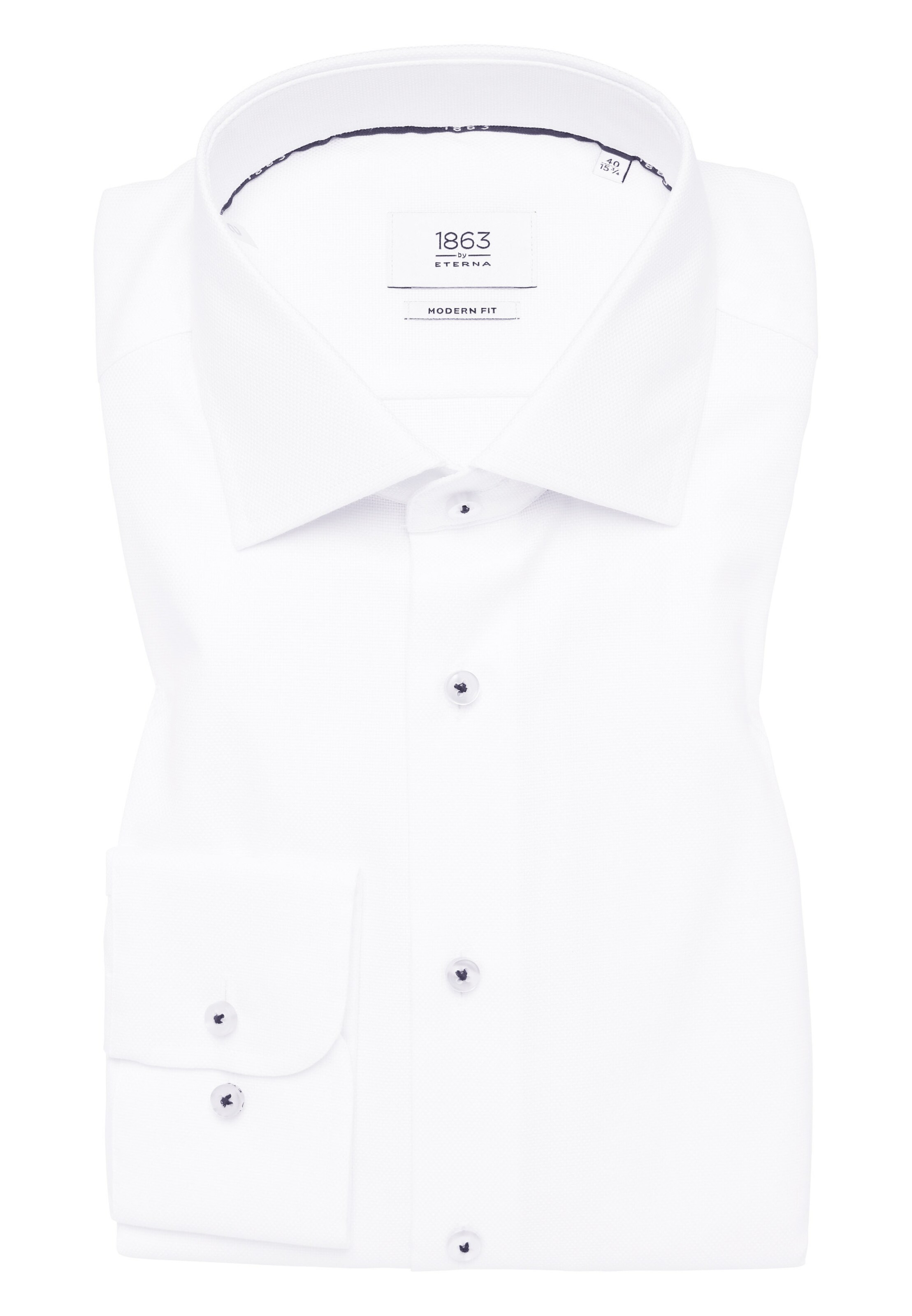 ETERNA Zakelijk overhemd in Wit: voorkant