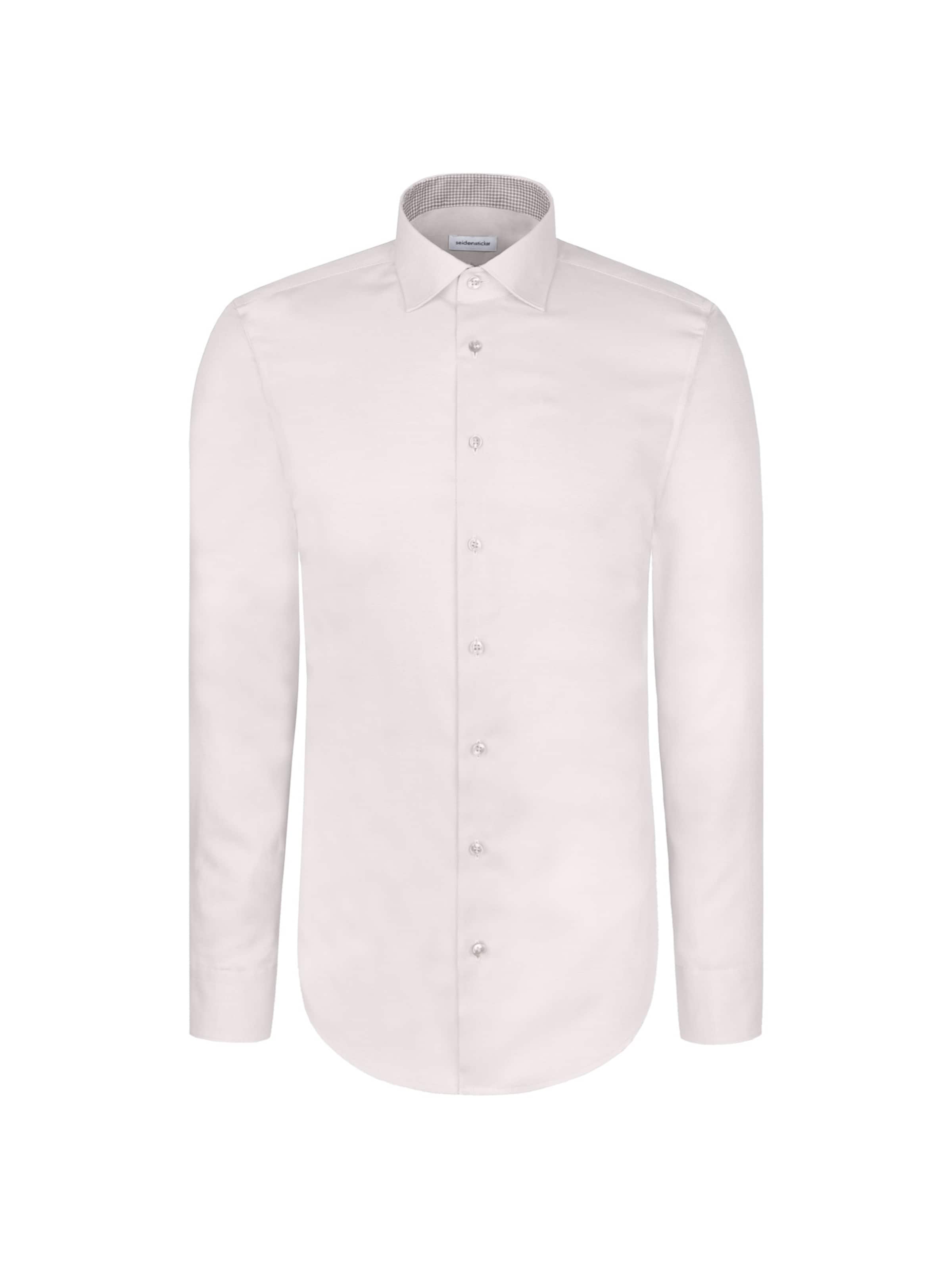 SEIDENSTICKER Zakelijk overhemd 'Schwarze Rose' in de kleur Ecru, Productweergave