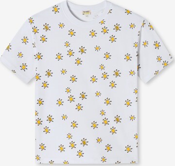 SCHIESSER Shirt ' Lust For Life ' in White: front