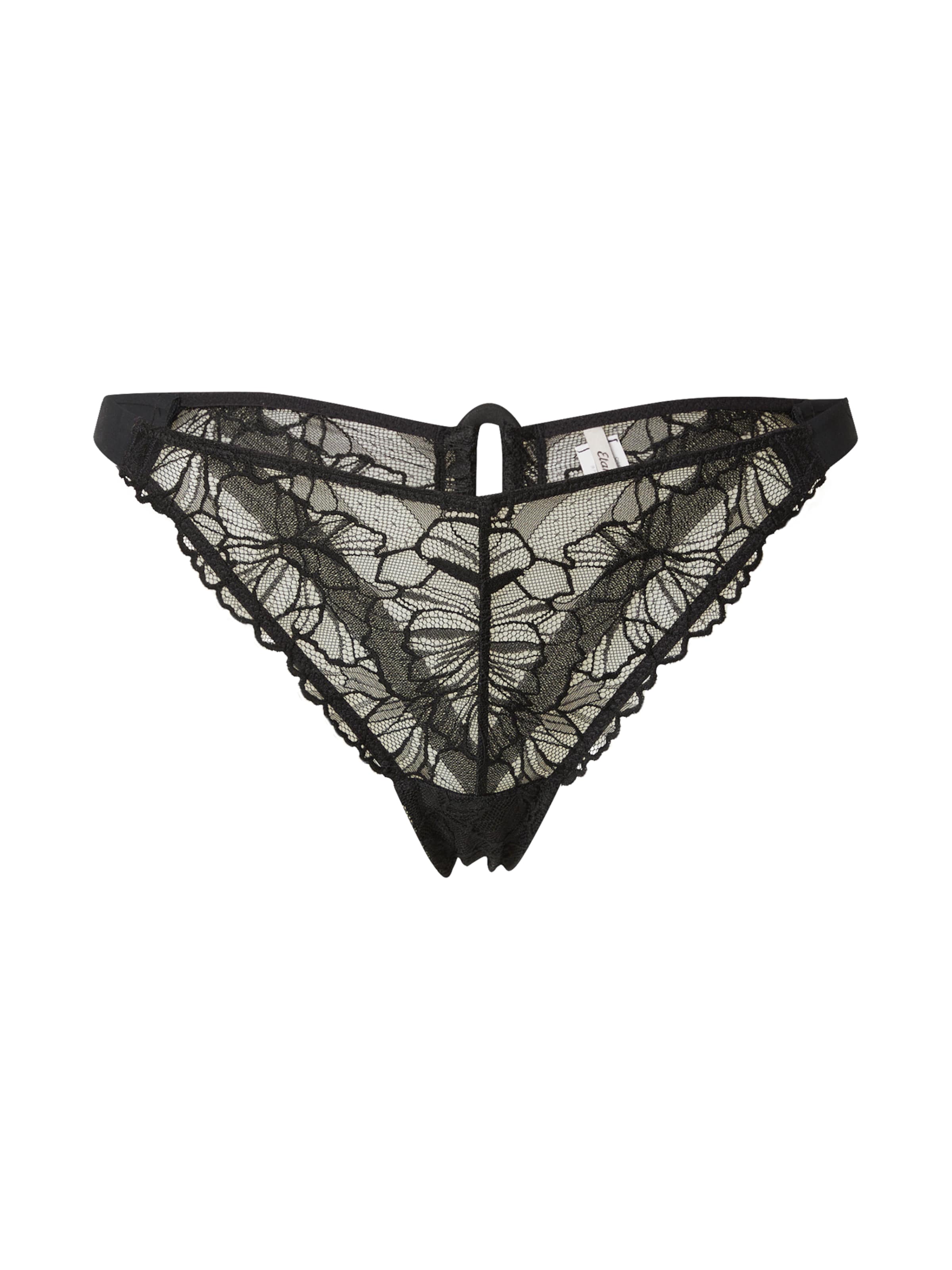 ETAM Kalhotky 'HEDONISME' – černá: přední strana