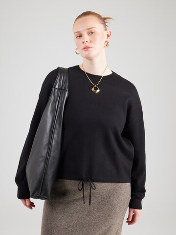 ONLY Carmakoma - Jersey 'CARSUMMER' en negro: frente