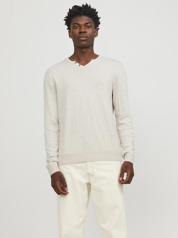 JACK & JONES Pullover i beige: forside