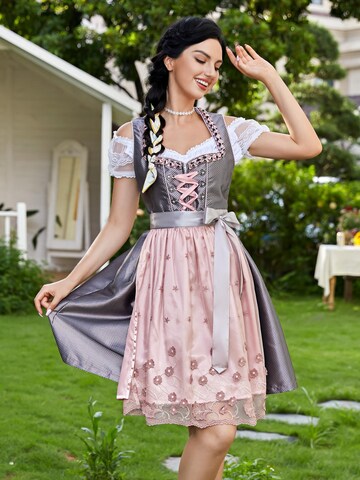 Yesfashion Dirndl‌‌‌‌‌‌‌‌‌ in Grau