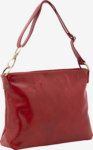 Viola Castellani Schultertasche in Rot: Vorderseite
