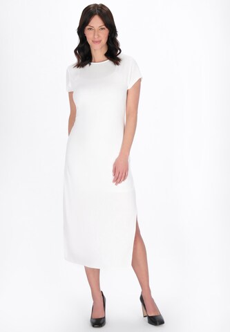 Robe usha BLACK LABEL en blanc : devant