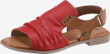 MUSTANG Sandals in Red: front
