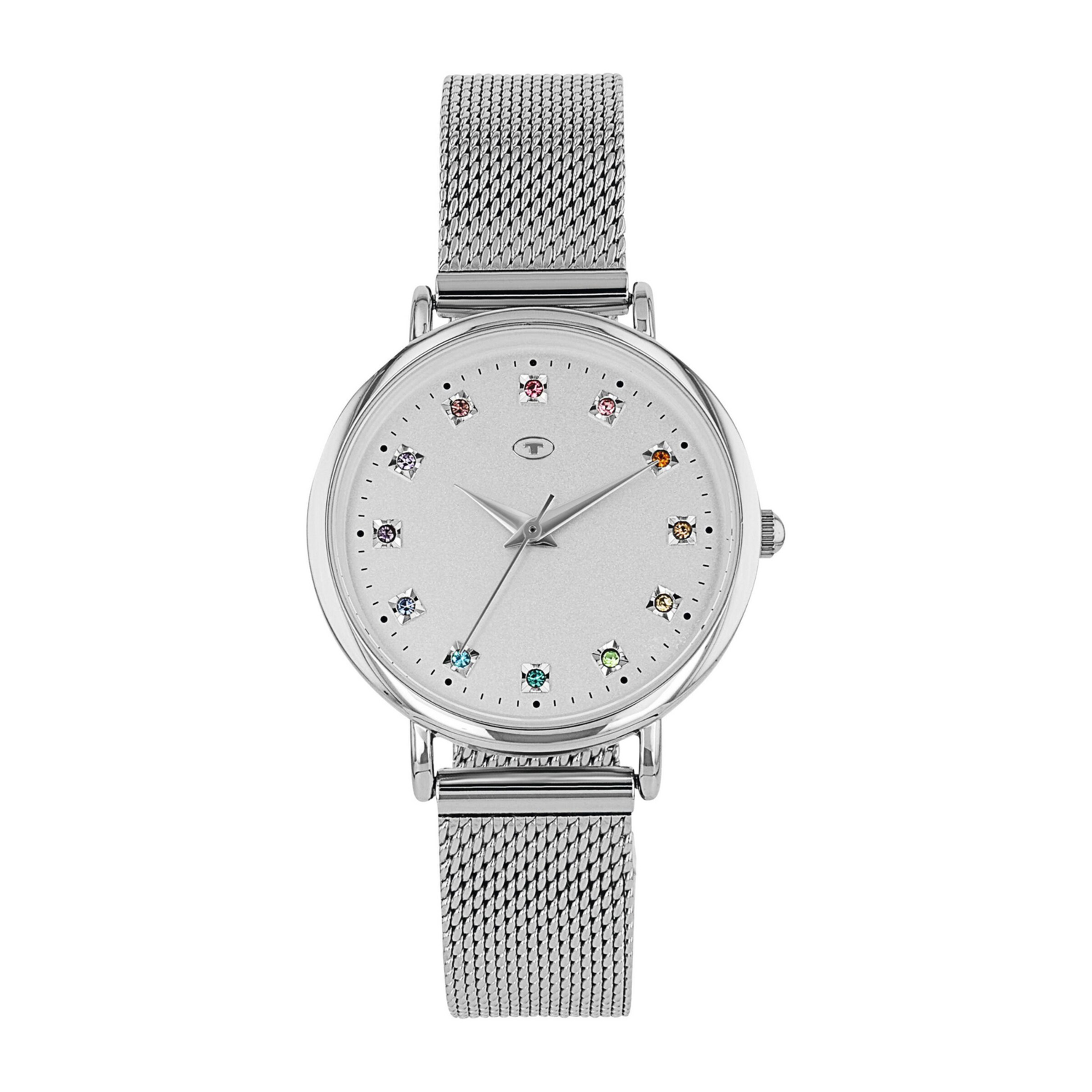 TOM TAILOR Uhr in Silber: Vorderseite