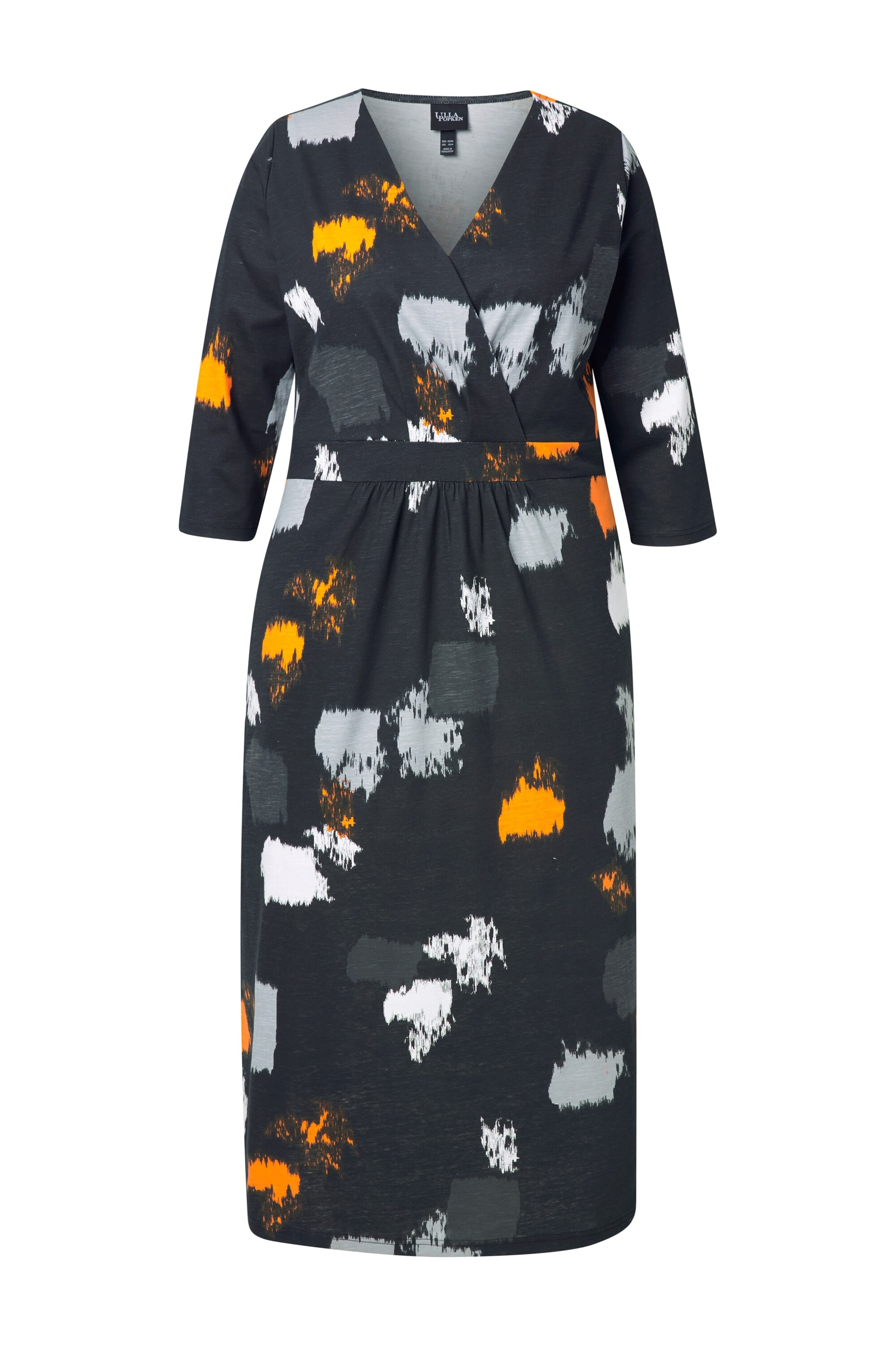 Ulla Popken Kleid in Schwarz: Vorderseite