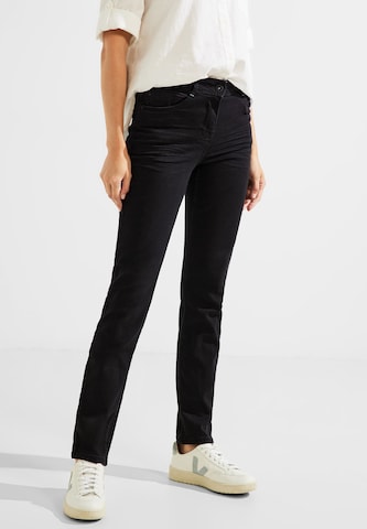 CECIL Slimfit Jeans in Schwarz: predná strana