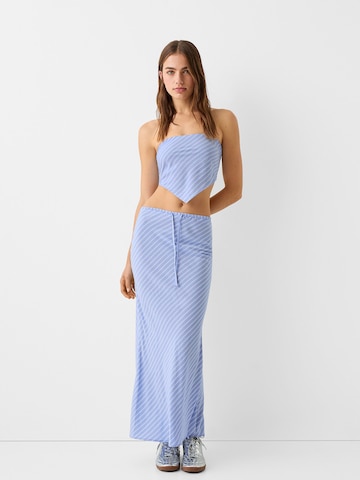 Jupe Bershka en bleu