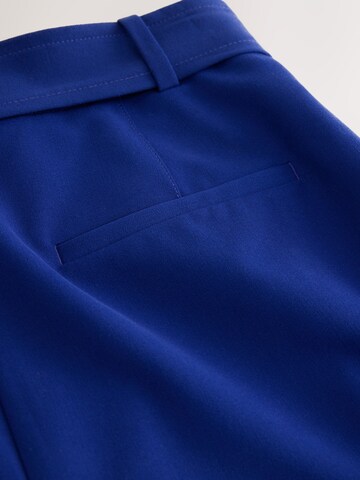 Next - Pierna ancha Pantalón plisado en azul