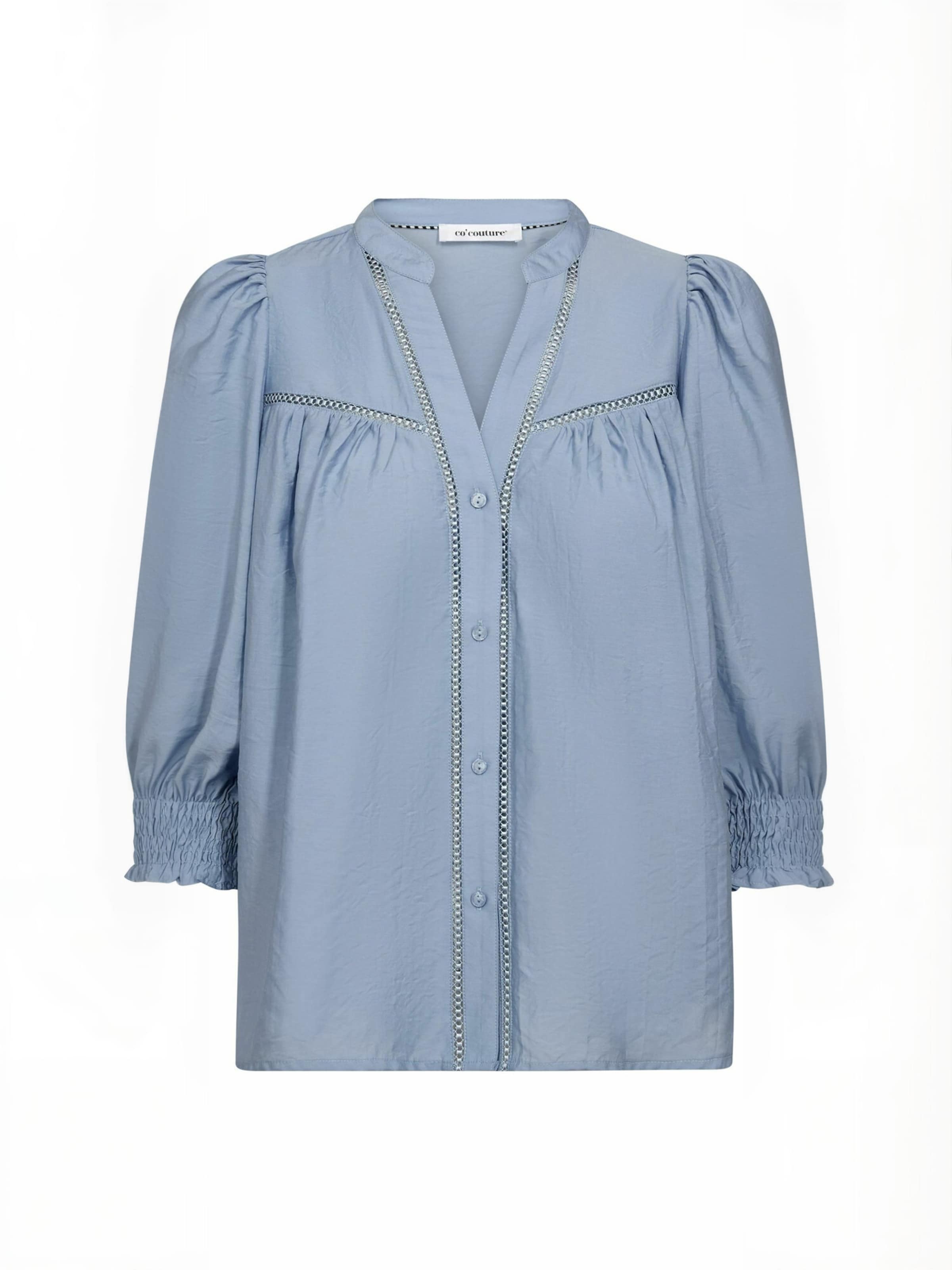 co'couture - Camiseta ' Callum ' en azul: frente