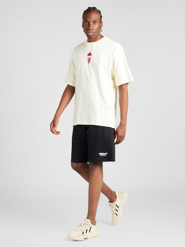 Tricou funcțional 'Manchester United' de la ADIDAS SPORTSWEAR pe alb