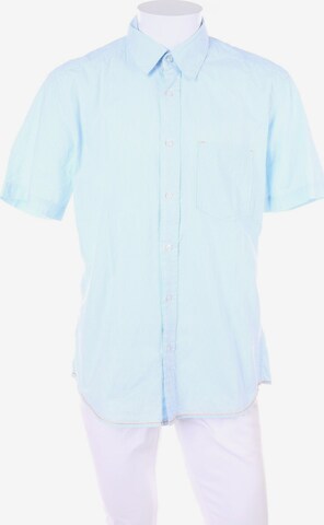 H&M Button Up Shirt in L in Blue