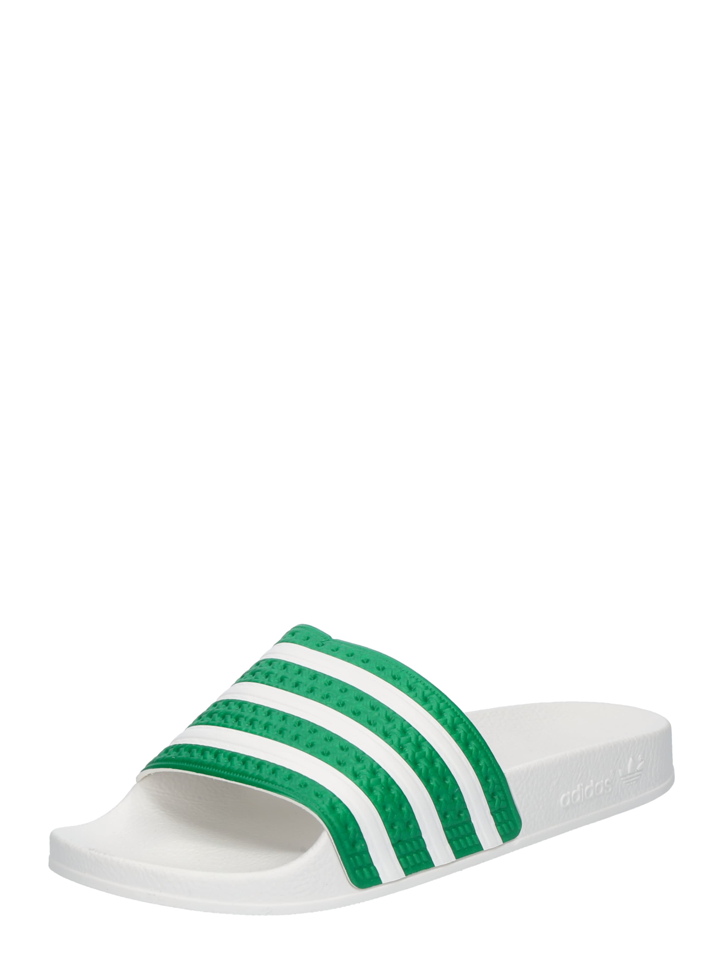 ADIDAS ORIGINALS Muiltjes 'Adilette' in Groen: voorkant