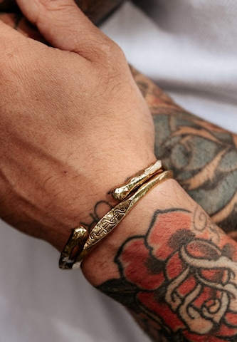 Bracelet 'Bones' Haze&Glory en or : devant