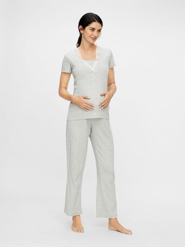 MAMALICIOUS Pajama 'Maja' in Grey