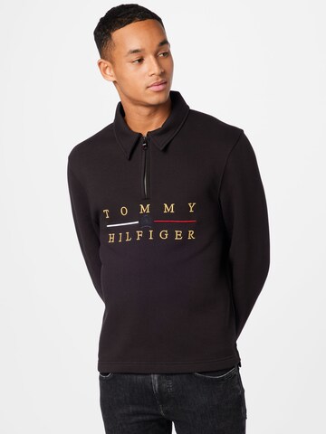 TOMMY HILFIGER Sweatshirt in Black: front