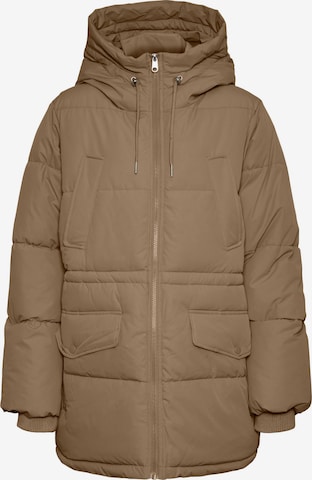 VERO MODA Winter Jacket 'ELANOR' in Brown: front