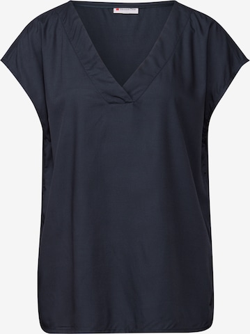STREET ONE Blouse in Blue: front