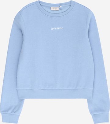 KIDS ONLY Sweatshirt 'ODESSA' in Blue: front