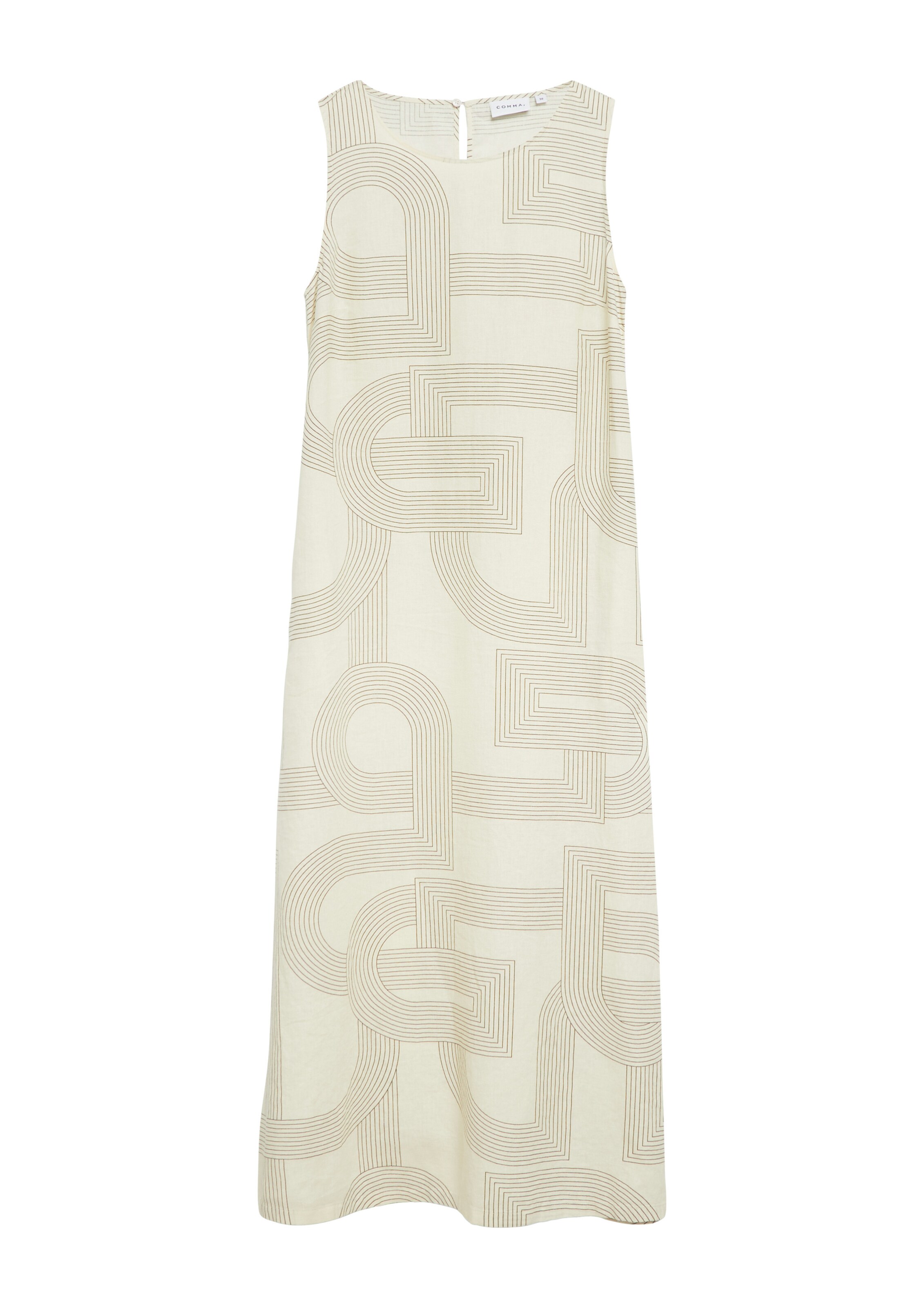 Robe COMMA en beige : devant