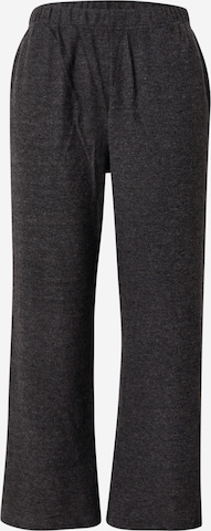 ONLY CarmakomaWide Leg/ Široke nogavice Hlače 'CARBIZZY' - siva boja: prednji dio